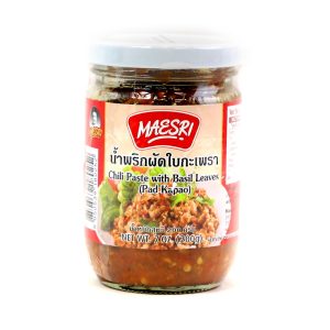 Maesri Chilli Paste with Basil Leaves 200g-0